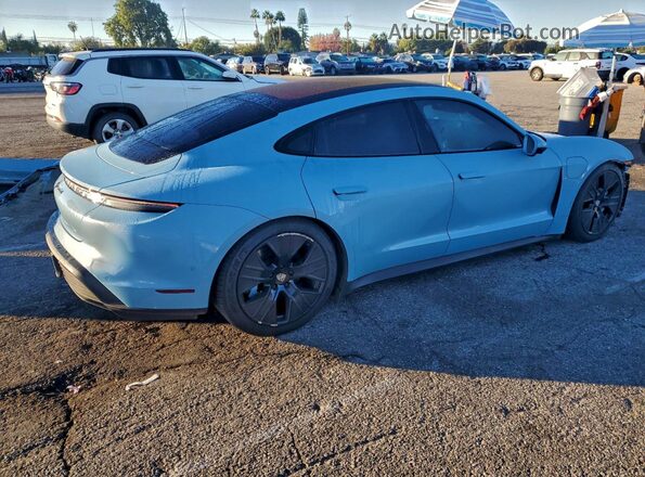 WP0AB2Y11LSA50117 2020 PORSCHE TAYCAN Blue უკანა მარჯვენა