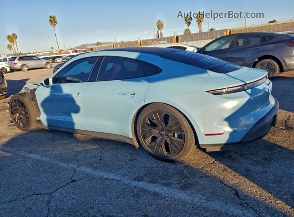 WP0AB2Y11LSA50117 2020 PORSCHE TAYCAN Blue უკანა მარცხენა