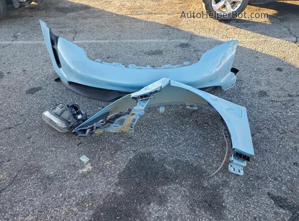 WP0AB2Y11LSA50117 2020 PORSCHE TAYCAN Blue ძრავის განყოფილების ხედი