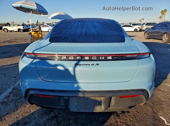 WP0AB2Y11LSA50117 2020 PORSCHE TAYCAN Blue უკანა ხედი