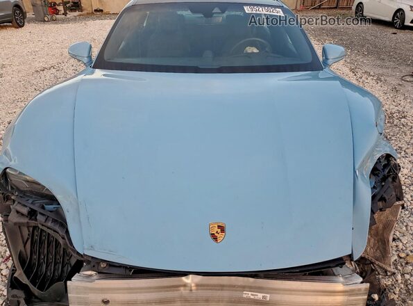 WP0AB2Y16MSA45321 2021 PORSCHE TAYCAN Blue Սալոնի հետևի տեսք