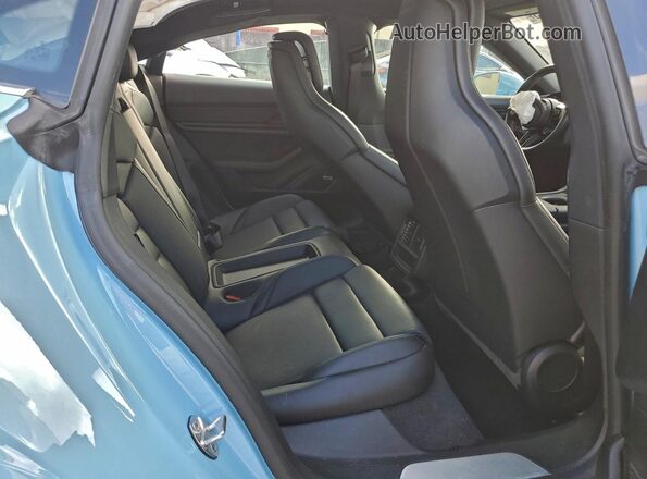 WP0AB2Y16MSA45321 2021 PORSCHE TAYCAN Blue Հետևի նստատեղերի տեսք