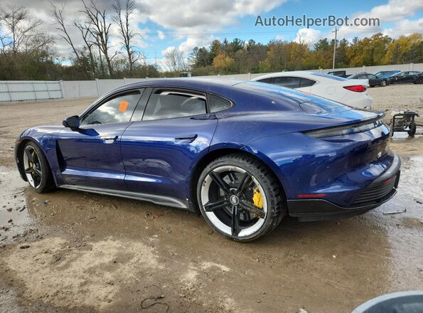WP0AB2Y17LSA51904 2020 PORSCHE TAYCAN Blue Tył lewy