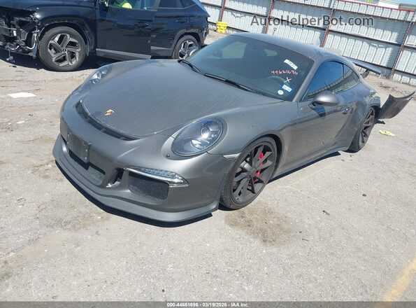 WP0AC2A94FS183825 2015 PORSCHE 911 Gray Передня ліва чверть