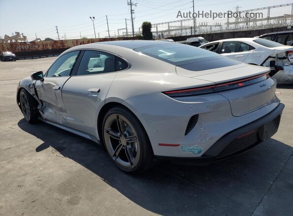 WP0AC2Y17SSA55222 2025 PORSCHE TAYCAN Silver Tył lewy