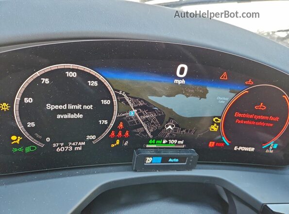 WP0AC2YA2SL060562 2025 PORSCHE PANAMERA Синий Вид щитка приборов