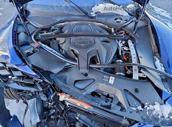 WP0AC2YA2SL060562 2025 PORSCHE PANAMERA Синий Вид задней части салона