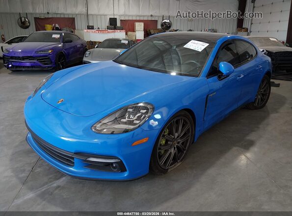 WP0AE2A73LL132265 2020 PORSCHE PANAMERA Blue Vista tres cuartos delantera izquierda