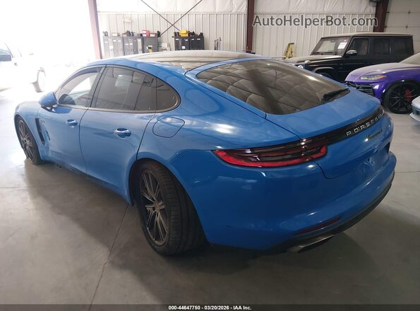 WP0AE2A73LL132265 2020 PORSCHE PANAMERA Blue Trasero izquierdo