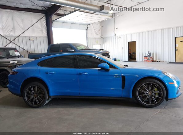 WP0AE2A73LL132265 2020 PORSCHE PANAMERA Blue Vista del cuadro de instrumentos