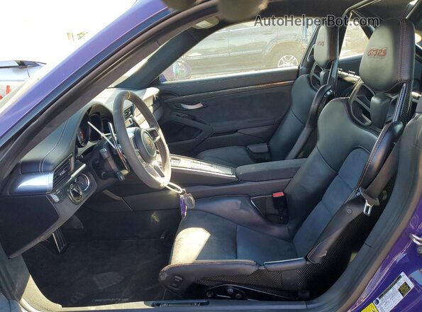 WP0AF2A93GS193030 2016 PORSCHE 911 Purple Front interior view