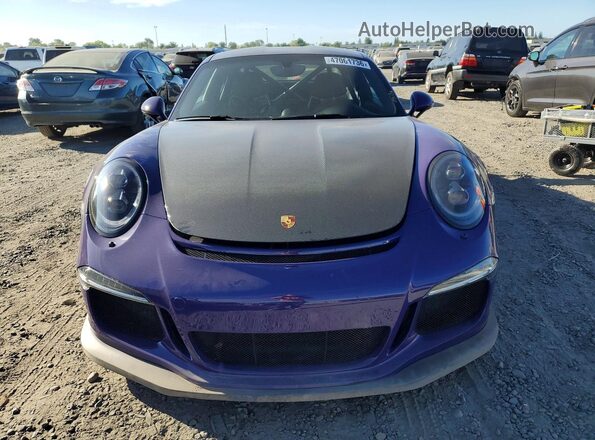 WP0AF2A93GS193030 2016 PORSCHE 911 Purple Front view