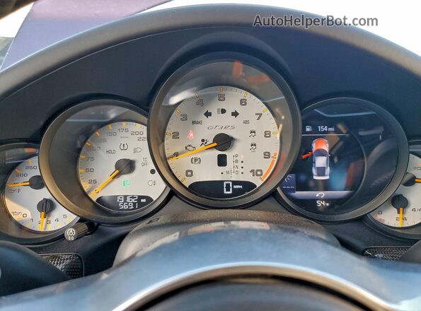 WP0AF2A98GS192973 2016 PORSCHE 911 Purple Widok zestawu wskaźników