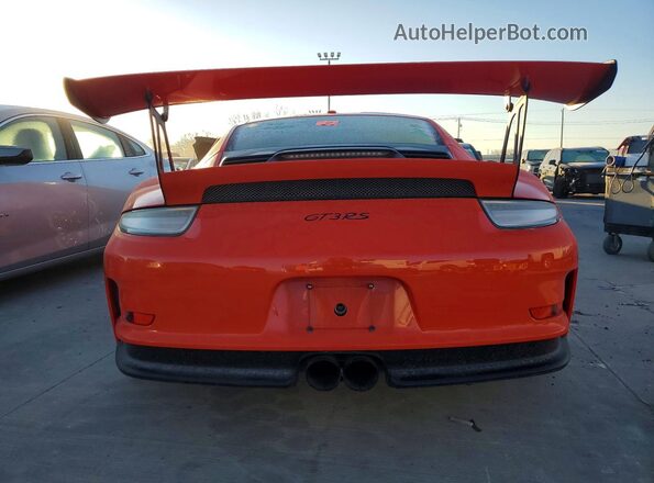 WP0AF2A9XGS187189 2016 PORSCHE 911 Red Rear view
