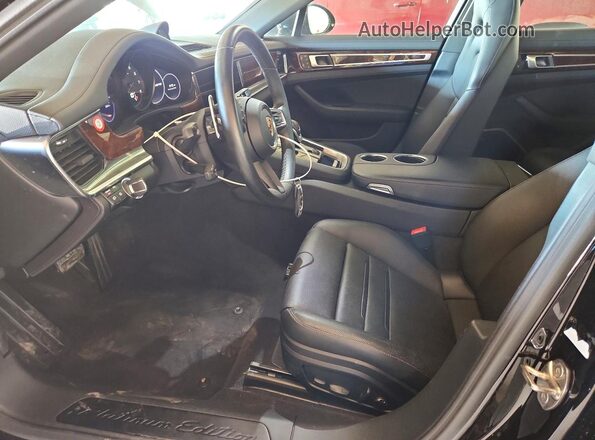 WP0AJ2A71PL103431 2023 PORSCHE PANAMERA Black Вид салону спереду