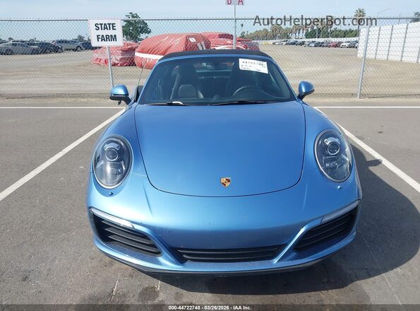 WP0BA2A92HS132224 2017 PORSCHE 911 Light Blue Widok zestawu wskaźników