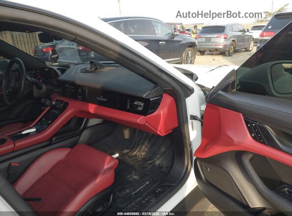 WP0BA2Y14NSA67424 2022 PORSCHE TAYCAN White Вид салону спереду