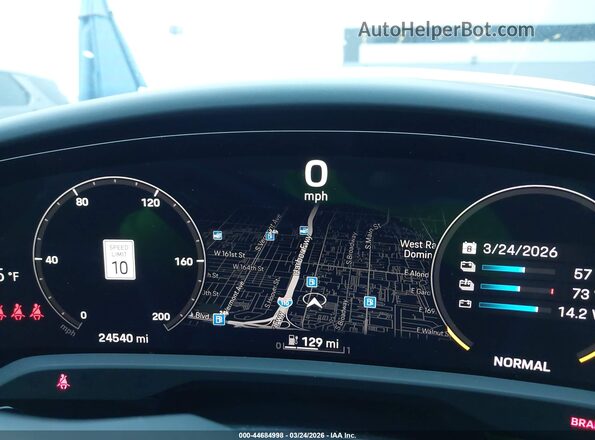 WP0BA2Y18NSA88020 2022 PORSCHE TAYCAN Black Widok tylnych siedzeń