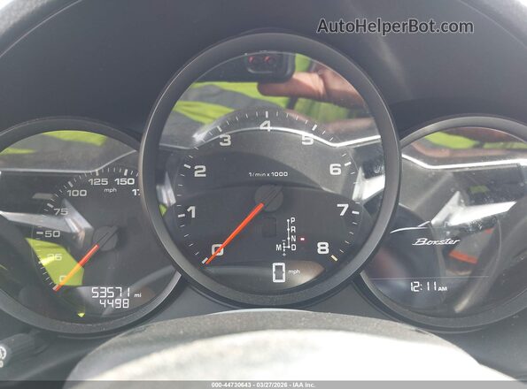 WP0CA2A80JS210792 2018 PORSCHE BOXSTER Серебряный Вид задних сидений