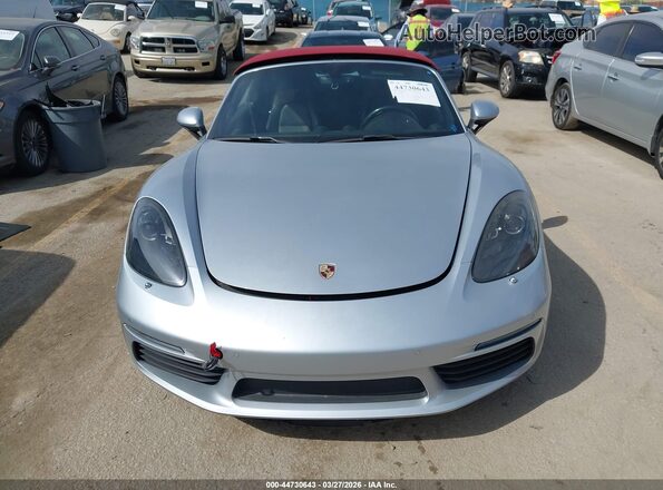 WP0CA2A80JS210792 2018 PORSCHE BOXSTER Серебряный Вид щитка приборов