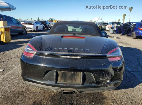WP0CA2A81GS120656 2016 PORSCHE BOXSTER Black Հետևի տեսք