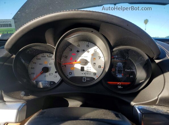 WP0CA2A81GS120656 2016 PORSCHE BOXSTER Black Սարքավորումների վահանակի տեսք