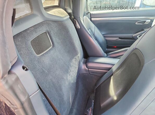 WP0CA2A82KS211458 2019 PORSCHE BOXSTER Black Rear interior view