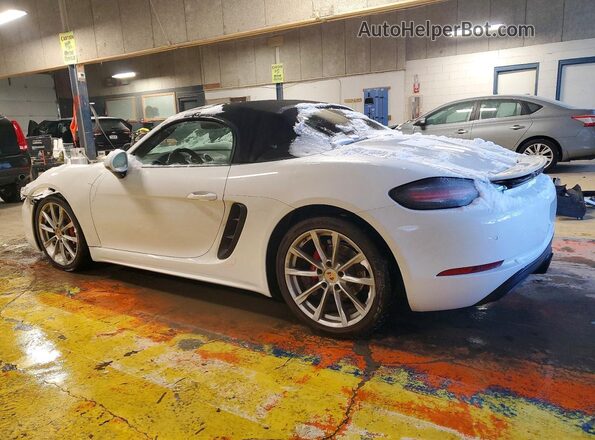 WP0CA2A84HS220171 2017 PORSCHE BOXSTER Белый Задняя левая четверть