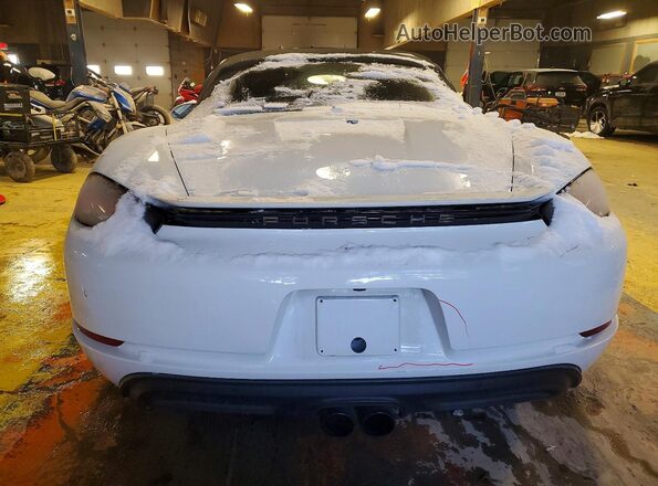 WP0CA2A84HS220171 2017 PORSCHE BOXSTER Белый Вид сзади