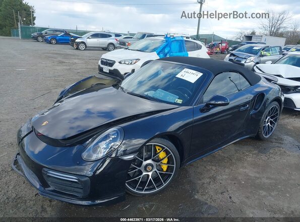 WP0CD2A96JS162358 2018 PORSCHE 911 Black Առջևի ձախ երեք քառորդ տեսարան