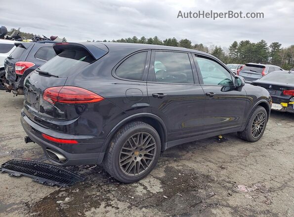 WP1AA2A21HKA85006 2017 PORSCHE CAYENNE Black Tył prawy