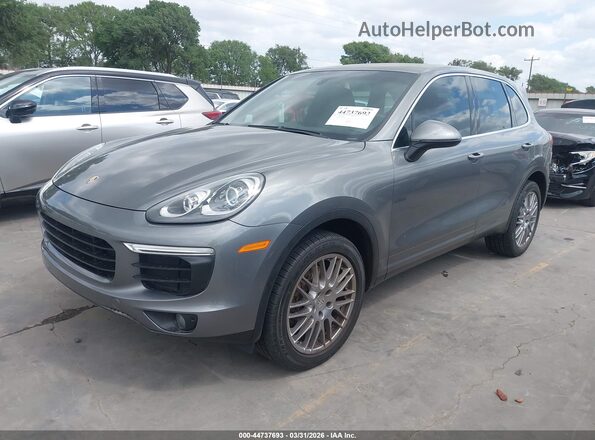 WP1AA2A26GLA00699 2016 PORSCHE CAYENNE Gray Przód lewy