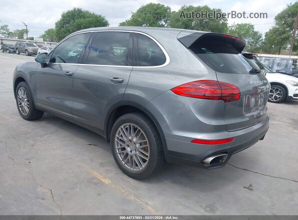 WP1AA2A26GLA00699 2016 PORSCHE CAYENNE Gray Tył lewy