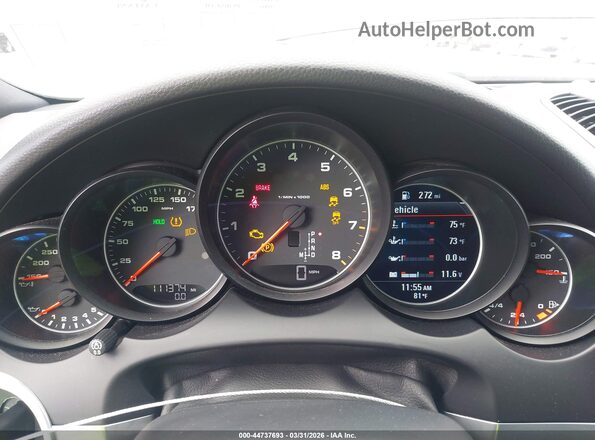 WP1AA2A26GLA00699 2016 PORSCHE CAYENNE Gray Widok tylnych siedzeń