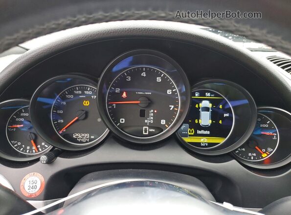 WP1AA2A28GLA05239 2016 PORSCHE CAYENNE Black Սարքավորումների վահանակի տեսք