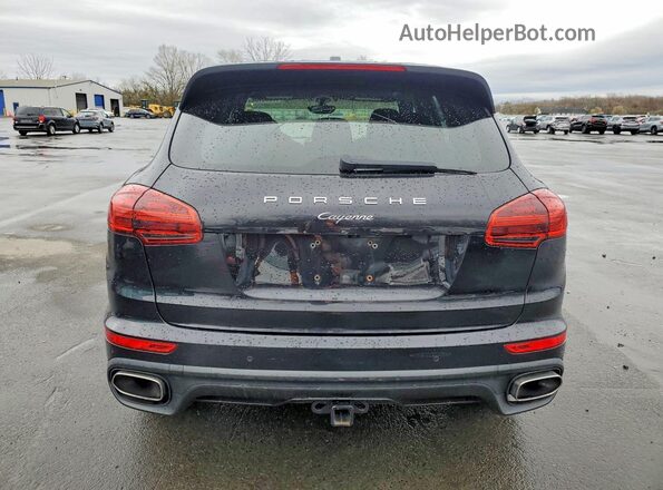 WP1AA2A28GLA05239 2016 PORSCHE CAYENNE Black Հետևի տեսք