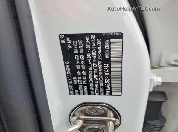 WP1AA2A52RLB02644 2024 PORSCHE MACAN White 