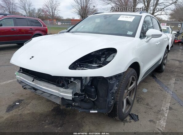 WP1AA2A53PLB05971 2023 PORSCHE MACAN White Առջևի ձախ երեք քառորդ տեսարան