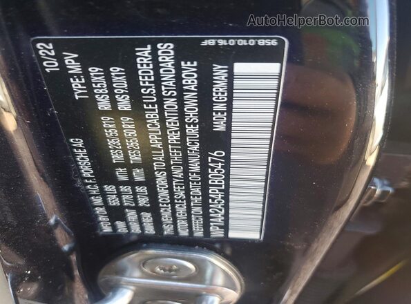 WP1AA2A54PLB05476 2023 PORSCHE MACAN Black 