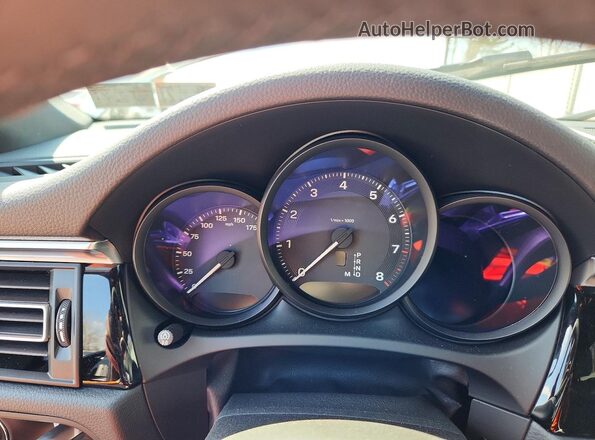 WP1AA2A54TLB00692 2026 PORSCHE MACAN Black Widok zestawu wskaźników