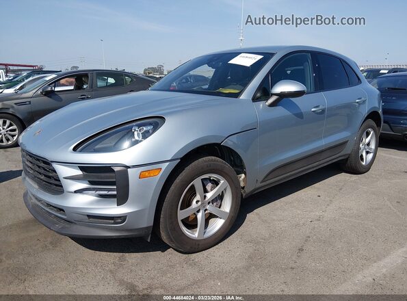 WP1AA2A55MLB06650 2021 PORSCHE MACAN Silver წინა მარცხენა ხედი სამი მეოთხედიდან