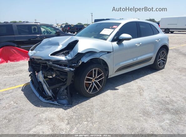 WP1AA2A58RLB11851 2024 PORSCHE MACAN Silver Առջևի ձախ երեք քառորդ տեսարան