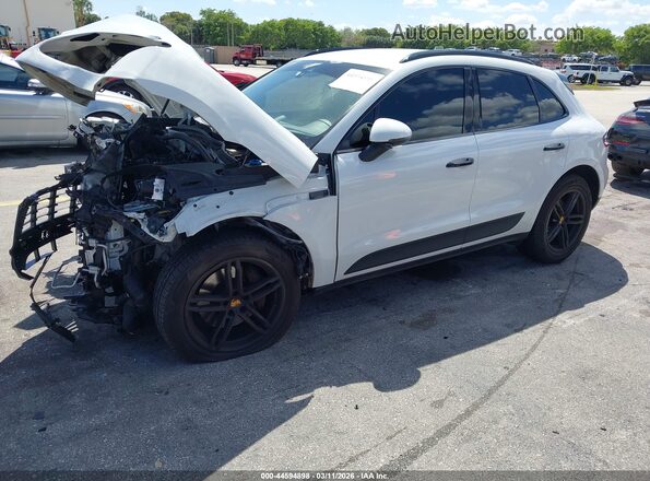 WP1AA2A59HLB80417 2017 PORSCHE MACAN White Առջևի ձախ երեք քառորդ տեսարան