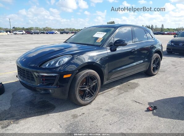 WP1AA2A59JLB11135 2018 PORSCHE MACAN Black Առջևի ձախ երեք քառորդ տեսարան
