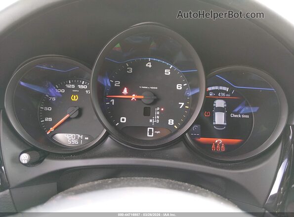 WP1AA2A59LLB11574 2020 PORSCHE MACAN Серый Вид задних сидений