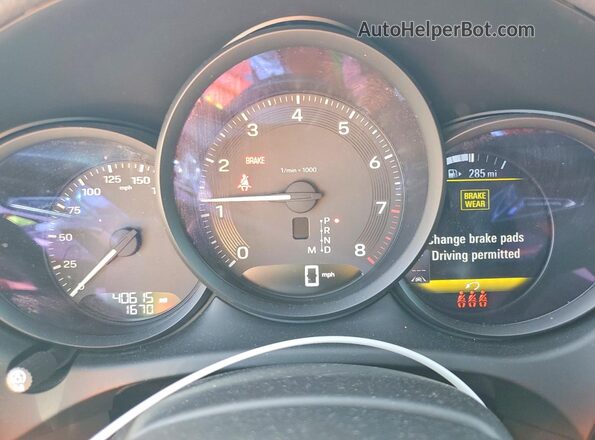 WP1AA2A59NLB08970 2022 PORSCHE MACAN Черный Вид щитка приборов