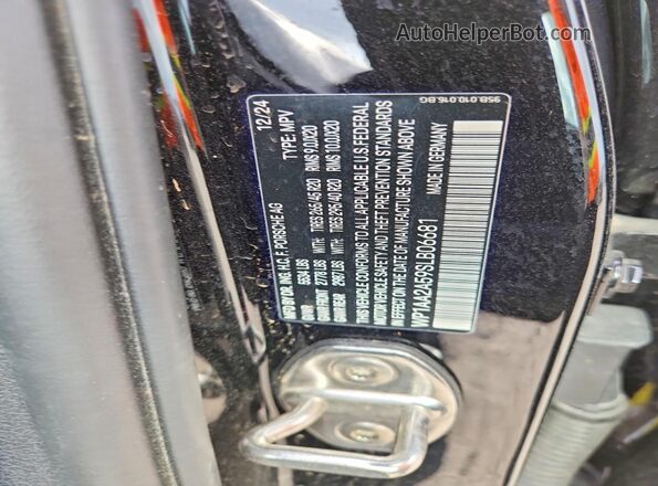WP1AA2A59SLB06681 2025 PORSCHE MACAN Black Vista del compartimento del motor