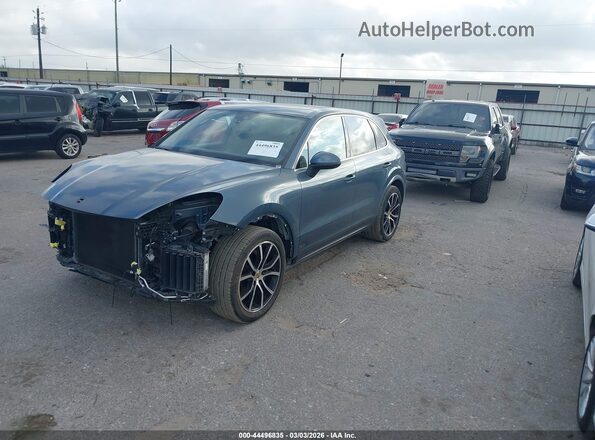WP1AA2AY3KDA15717 2019 PORSCHE CAYENNE Light Blue Передня ліва чверть