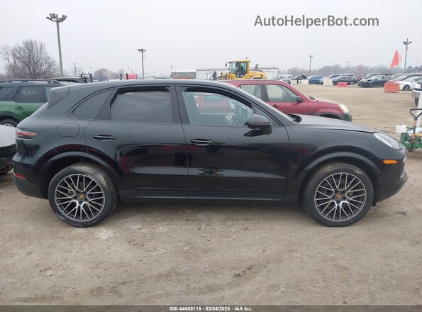 WP1AA2AY3MDA02677 2021 PORSCHE CAYENNE Black Rear interior view