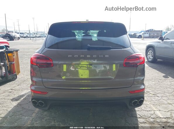 WP1AB2A27GLA93021 2016 PORSCHE CAYENNE Brown 